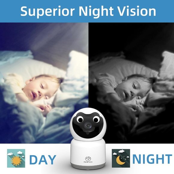 (Set of 3) Indoor Security Cam Pet Camera:1080P HD 5/2.4GHz WiFi Home Camera - Picture 2 of 8